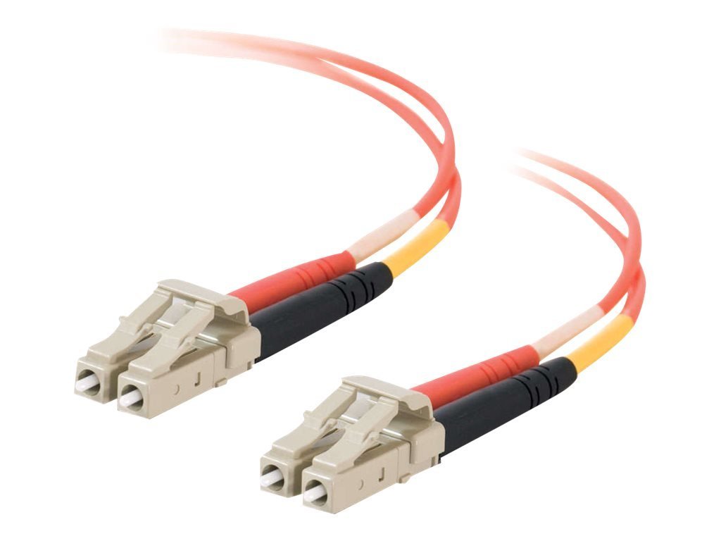 C2G Câble fibre optique LSZH LC/LC Duplex Multimode Multimode 50/125 mm 7 m