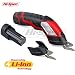 Electric Scissors, Hi-Spec DT30325, 3.6V Multi Cutter Set with Release Safety Switch & Extra Battery, 2 Extra Cutting Blades, Up to 70 Minutes Continuous Cutting