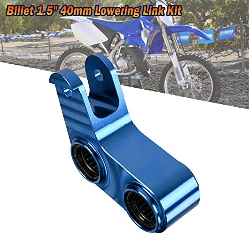 Canitu Link de rebaixamento traseiro de 3,8 cm para Yamaha YZ125 YZ250 YZ250F YZ450F 05-15, rolament