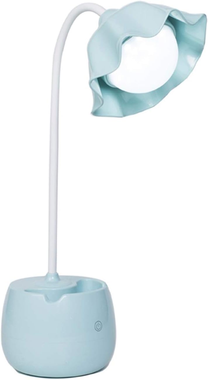LED Desk Lamp Kids Lamp LED Desk Lamp Touch Control Dimming Light Flexible USB Rechargeable Desk Light Eye-Care Children Studying Lamp Desk Reading Lamp With Pencil Holder Table Lamp Reading Lamp ( Co