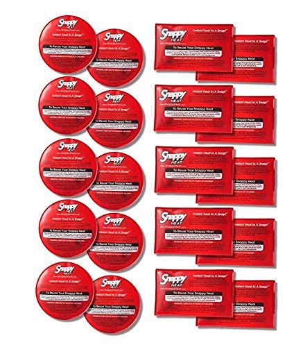 20 Snappy Heat® Reusable Gel Heat Packs—Instantly Hot Pocket-Size Heaters Provide Soothing Therapy for Cramps, Arthritis, and Pain in Joints, Back and Neck Muscles