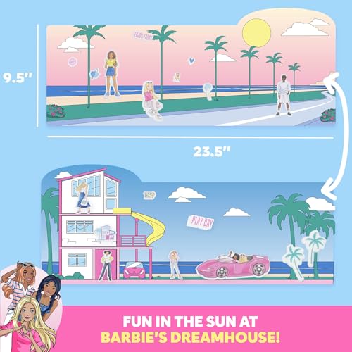 Image of Horizon Group USA Puffy Sticker Playset for Kids, Barbie