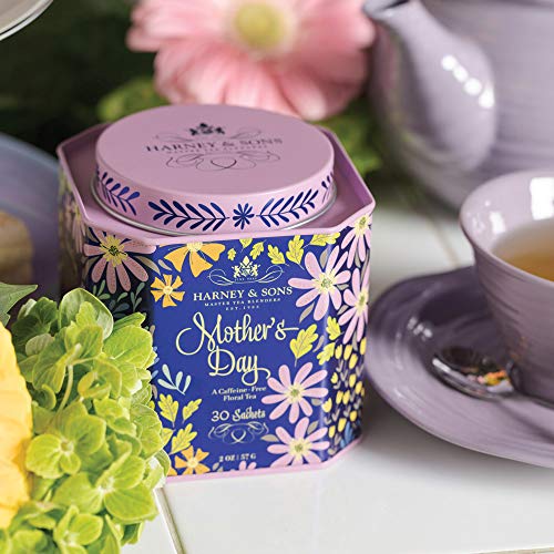 Harney & Sons Mother's Day Tea, 30 Sachets In Decorative Tin & Dragon Pearl Jasmine Tea, 20 Sachets #TOP2