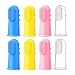 ZCDesign Cat & Dog Puppy Toothbrush Finger Set of 8 Food grade soft material Dental Hygiene Brushes Dogs Puppy & Most Pets
