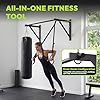 HANDBODE Pull Up Bar for Doorway and Wall Mount - Chin Up Bars for Home Gym, 36/52 in Upper Body Workout Equipment with 500 lbs Capacity, Portable Thickened Steel Construction, Joist Mounted