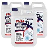 FULL-FLO Toilet Macerator Descaler & Cleaner – Extra Strong - Suitable for All Pump Units Including Saniflo (15L)