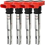 For Audi vehicles ignition coil pack - High Performance Professional Racing Coil Replaces 06E905115E...