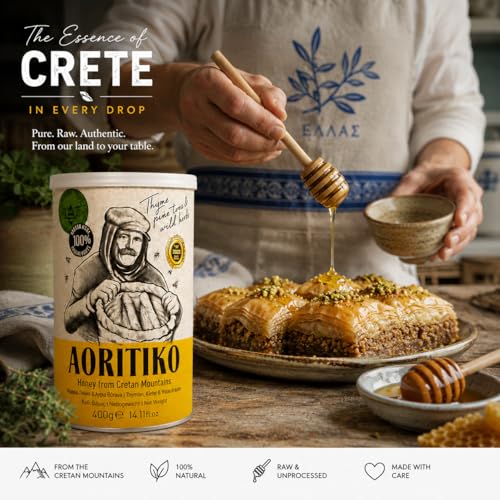 Miel de montaña pura Aoritiko 400 g miniatura 4
