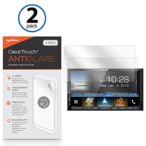 BoxWave Screen Protector Compatible with Kenwood DDX9703S - ClearTouch Anti-Glare (2-Pack), Anti-Fingerprint Matte Film Skin for Kenwood DDX9703S