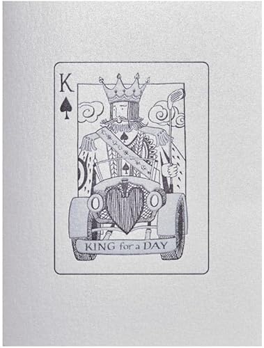 Miniatura 3 de NIQUEA.D Tarjeta de feliz cumpleaños, King for a Day Playing Card (NB-0111), (4.125 x 5.5 pulgadas) vertical
