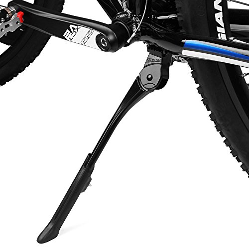 BV-KA76-BK Adjustable Kickstand for Bicycles Concealed Spring, Loaded Latch (24-Inch-29-Inch)