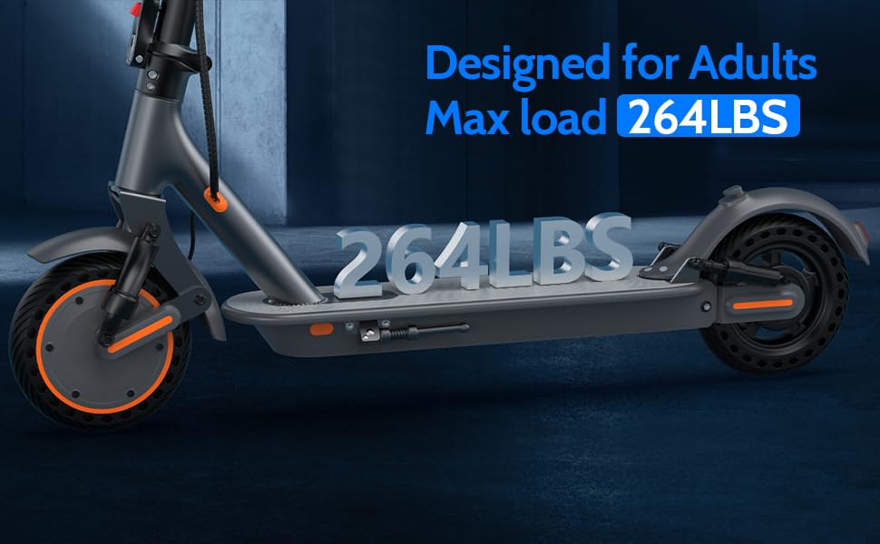Image of Maxshot Electric Scooter, 8.5 inch /10 inch /14 inch Tire, 16 /19 /22 Mph Top Speed, 12 /16 /21 /27 /28 /49 /50 Miles Long Range, Folding Escooter for Adults and Kids with Seat Bag, Dual Braking, Dual Suspension, App