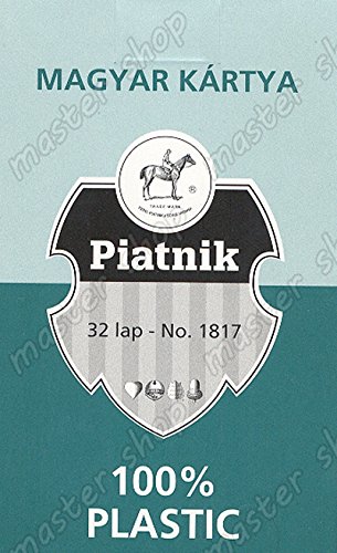100% PLASTIC HUNGARIAN PLAYING CARDS DECK