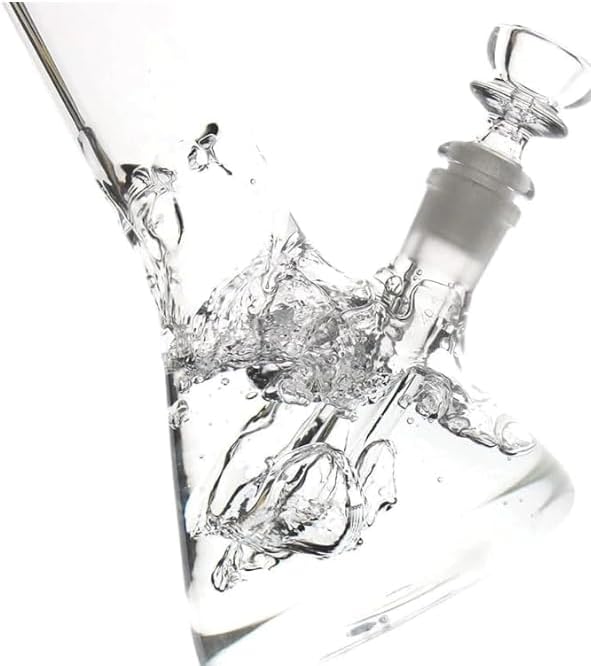 10 inch Heavy Glass Bong Beaker + 14mm Bowl, Water Pipe USA