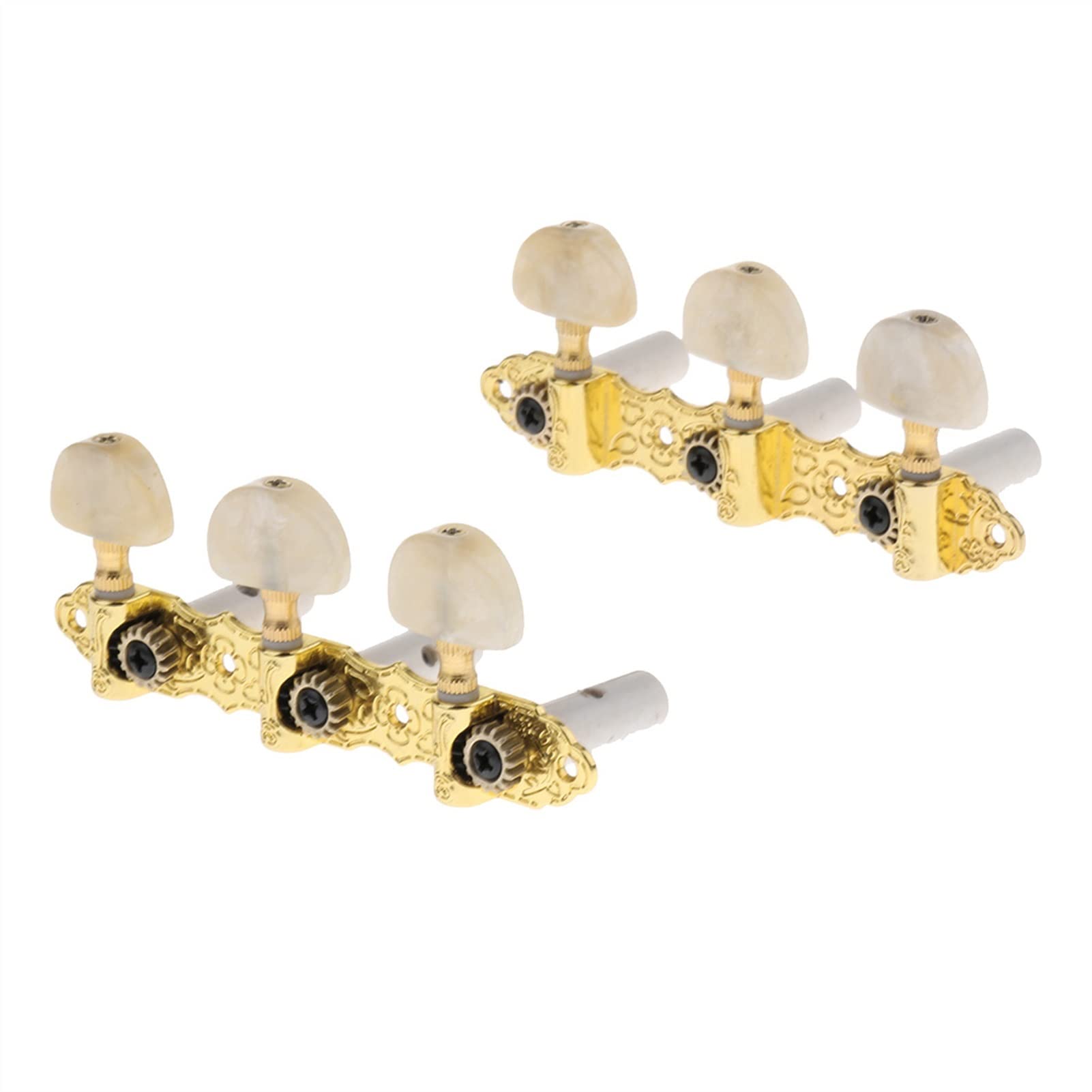 Stimmwirbel Gitarrensaiten 2 Stücke Klassische Gitarren-Tuning-Pegs-Tuner-Maschinenköpfe Für 6-Saitengitarre