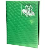 Monster Binder - 9 Pocket Trading Card Album - Holofoil Green - Holds 360 Yugioh, Magic, and Pokemon Cards