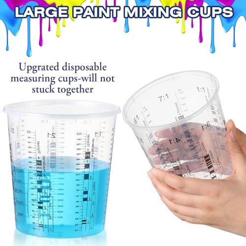 Vasos plásticos graduados de 64 oz, pack 60 unidades miniatura 4