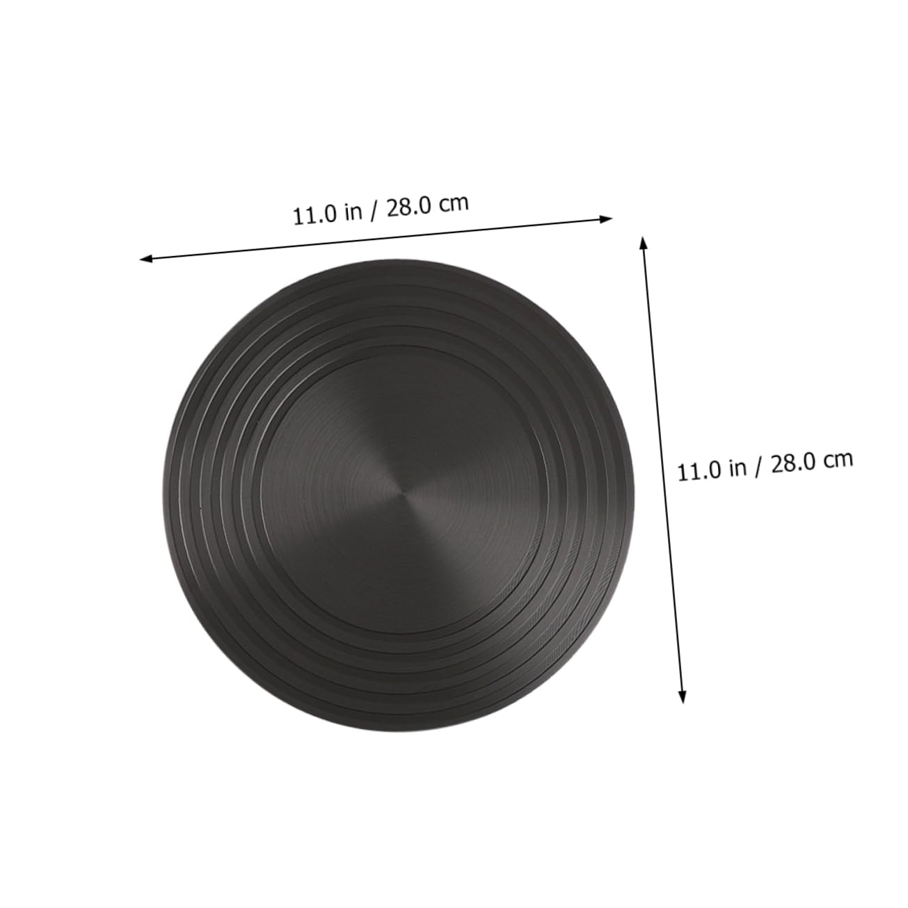Gatuida Difusor de Calor Redondo en Aluminio para Estufa de Gas de 28cm Bandeja de Descongelación Rápida Que Ahorra para Cocina Doméstica