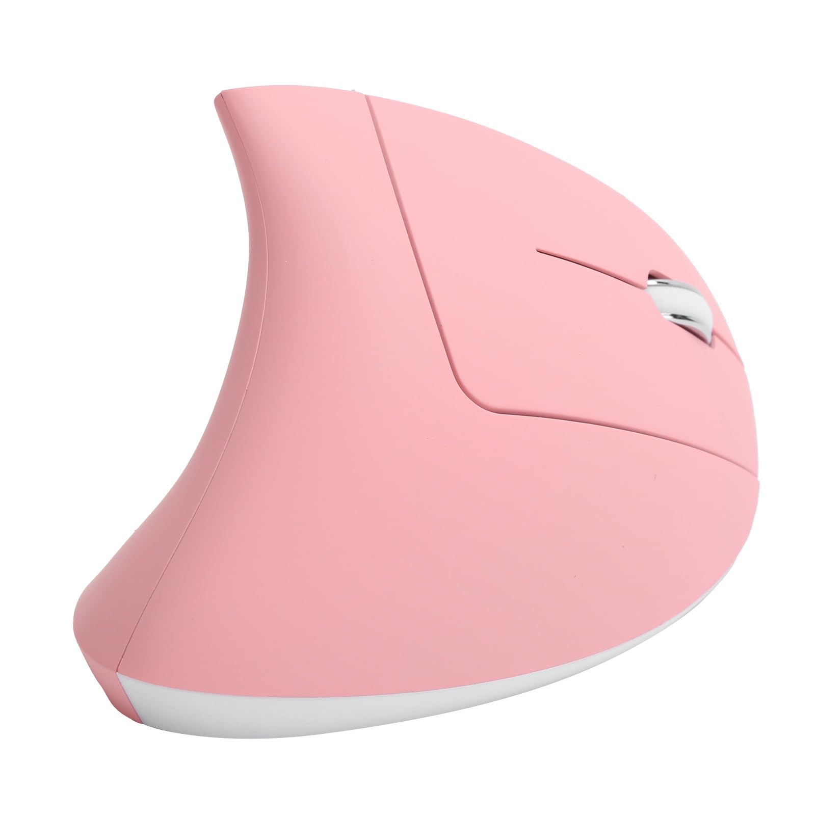 Ausla Mouse Verticale, Mouse da Gioco USB Wireless Ergonomico, 2,4 G per Uso in Ufficio, DPI Regolabile 800-2400 (Topo rosa verticale H1)