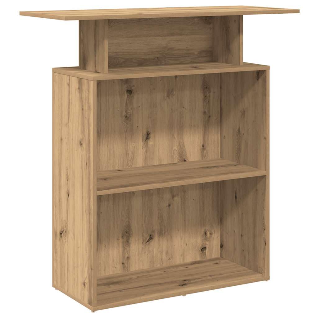 Escritorio de recepción Dab Artisan 100 x 40 x 104 cm con estante de madera