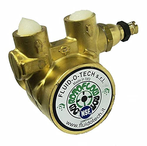 Fluid-o-Tech Rotary Vane Pump Fits Astoria CMA/Lavazza/Orchestrale/Wega Coffee Machine Rotary Vane Pump Rotoflow ø 3/8" Gas