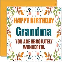 Cartes D'anniversaire Amusantes Pour Grand-mère - Magnifique Femme