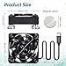 SCCCF 40MM Type-C Cooling Fan, Mobile Phone Cooler with Holder,Pad Cooler for All Phone Models and Laptop Under 10 Inches