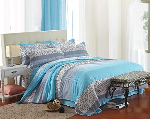 Vaulia Lightweight Duvet Cover Sets, Bright Print Pattern Design - Full/Queen Size