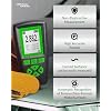Coating Thickness Gauge CM-208FN 0-2000m (0-78 mils) Industrial Paint Thickness Meter, 0.001mil Resolution, External Probe, Fe/NFe Auto Detection, USB Data Export