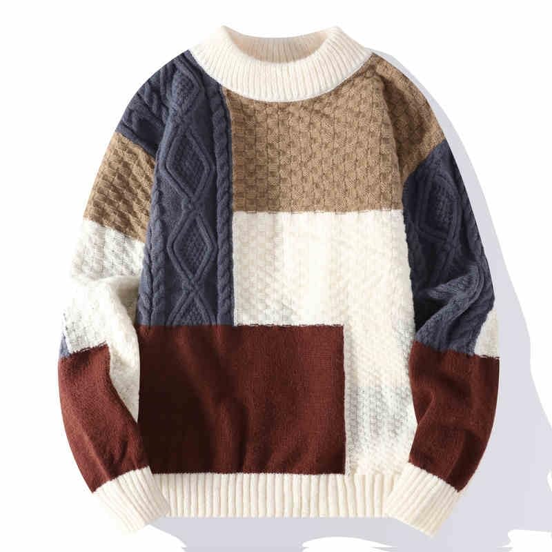 Men's Sweater for Winter,Thickened Knitted Sweater,Warm Sweater4
