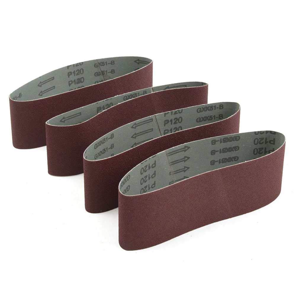 Nastri Abrasivi MACHSWON - Confezione Da 5, Grana 1000, Dimensioni 75 Mm X 533 Mm, Per Legno E Metallo
