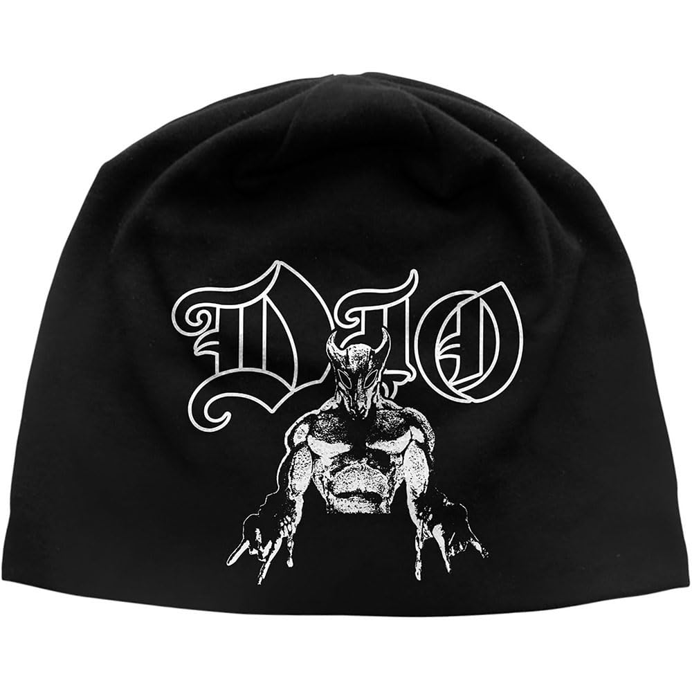 Razamataz Dio Last in Line Jersey Beanie Hat One Size Black