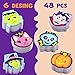 JOYIN Juego de 48 mini bloc de notas de personajes espeluznantes de Halloween en 6 diseños Imagen de JOYIN Juego de 48 mini bloc de notas de personajes espeluznantes de Halloween en 6 diseños