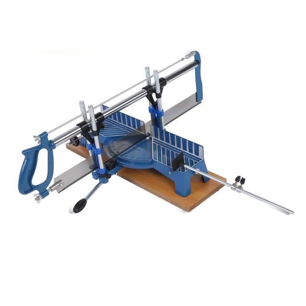 Sierra manual de inglete, sierra manual de precisión con ángulo de hierro para carpintería, madera, corte de aluminio, 22,5°, 30°, 36°, 45°, 90°, herramienta manual resistente