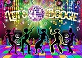 Alltten 7x5FT 70s Disco Decorations Backdrop Lets Boogie Party Decorations Backdrop Disco Dancing Night Party Themes Banner Disco Birthday Party Supplies F124