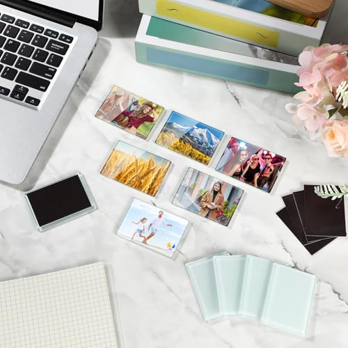 Set de 25 imanes rectangulares de vidrio sublimable 2 x 2.8 pulg miniatura 4