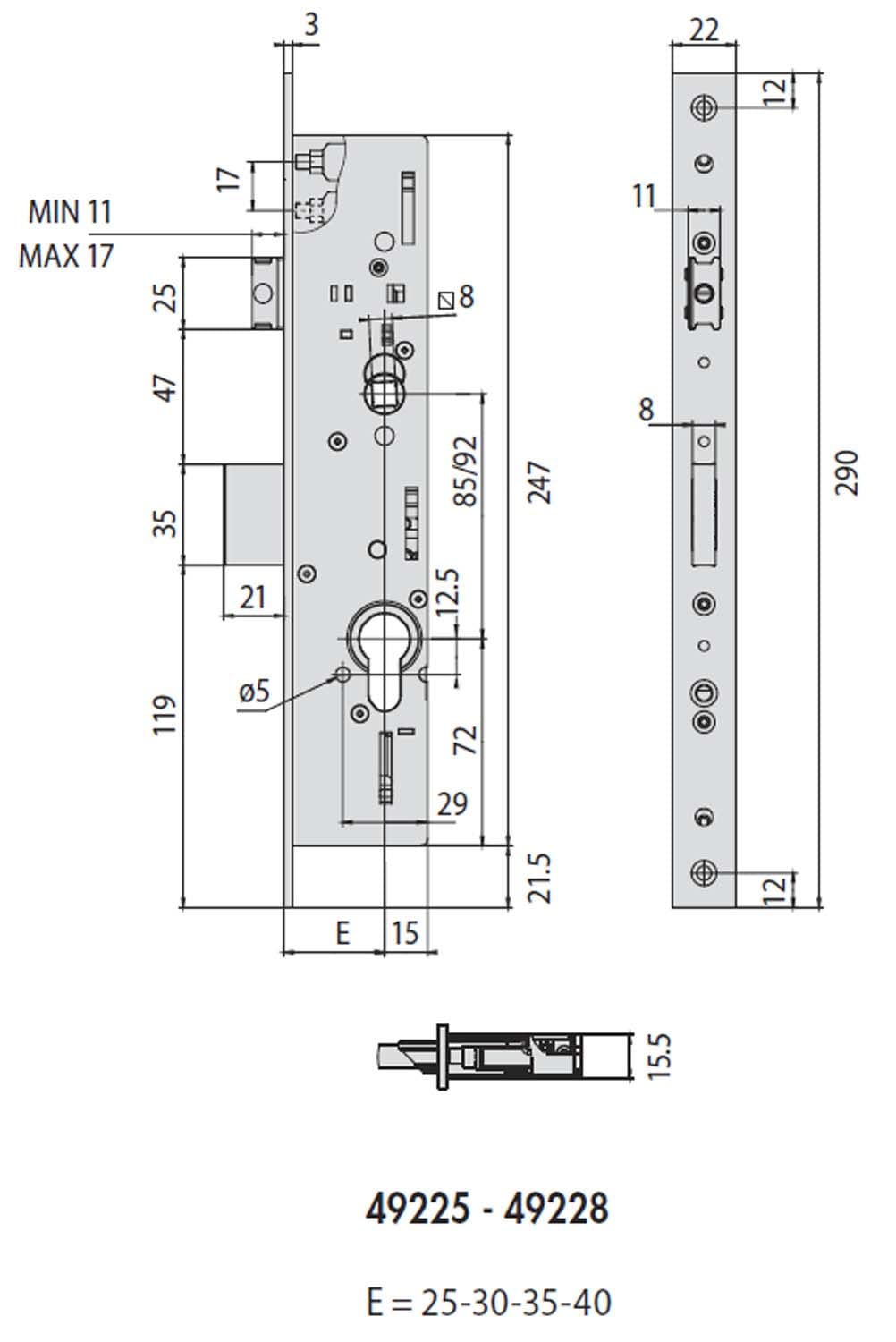 CISA 49225-30-0 MULTITOP CILINDRO SAGOMATO
