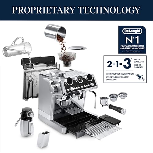De'Longhi EC9665M La Specialista Maestro Espresso Machine, Stainless Steel, Silver,Black - image 7
