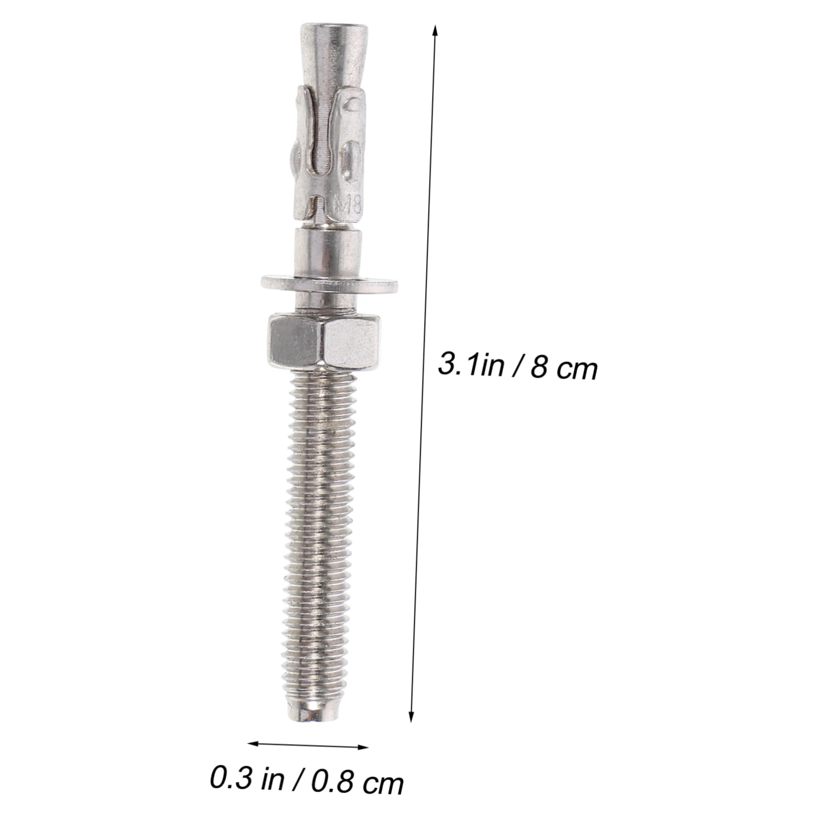 NAMOARLY Expanding Eyebolt 4pcs Wall Screws Storage Holder Bolt Repairing Bolt Universal Use
