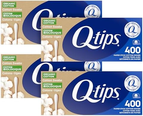 Q-tips Original Cotton Swabs – 500 Count – Unscented, Alcohol-Free – For Hygiene & Beauty