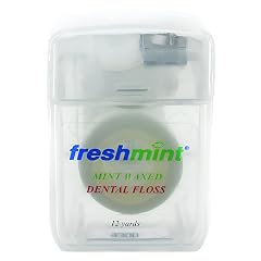 New World Imports DF12 Dental Floss Mint Waxed 12 Yard Pack of 144