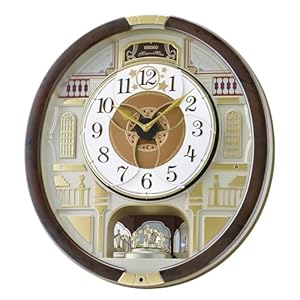 Seiko Melodies in Motion Musical Wall Clock, Concert Hall
