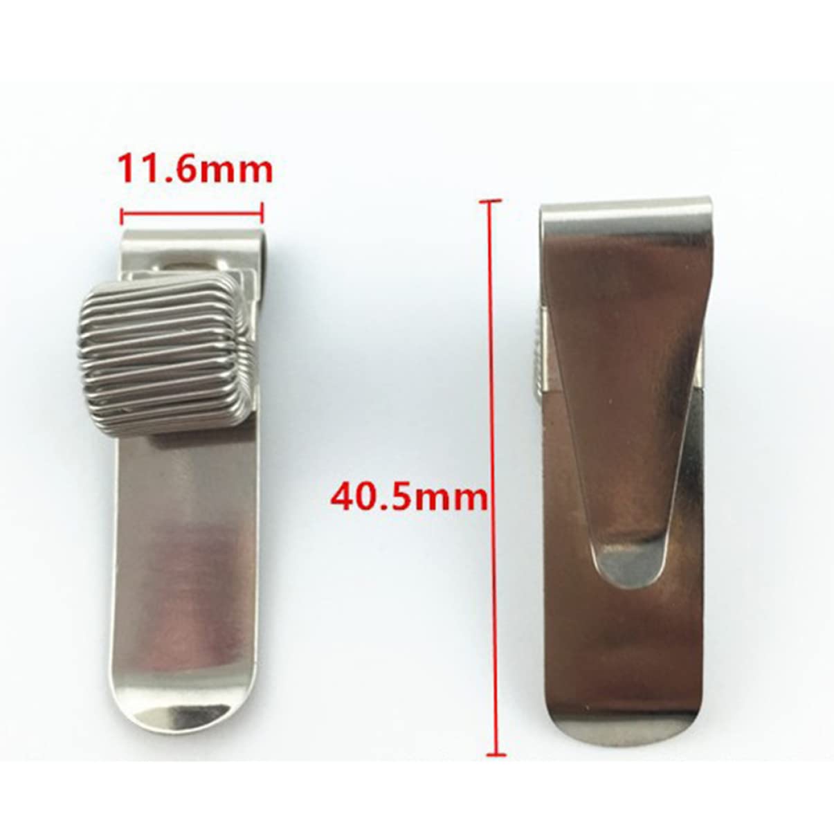 jojofuny 2 set Portapenne Con Clip A Molla Portapenne Materiale Scolastico In Metallo Cancelleria Per Ufficio 12 pezzi * 2