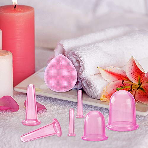Siliconen cupping, anti cellulitis cups remover massager met body cupping, face cupping, eye cupping… - Image 8