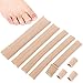 metagio 5 Stück Zehenschutz, Schneidbar Silikon Zehenschutz Toe Cushion Tube Schlauchbandage Gel Fingerbandage Fingerschutz Gel Zehenpolster für Corns Remover, Callus Kissen, Schwielen, 3 Größen