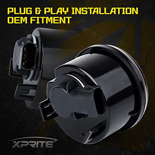 Xprite Amber Smoke Lens Led Turn Signal Lights Assembly With Parking Funtion Compatible With 2007-2018 Jeep Wrangler Jk & Wrangler Unlimited #TOP4