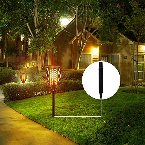 Evosummer 8 Pcs X 8.25" Plastic Ground Spikes,Solar Torch Lights Replacement Abs Plastic Ground Spikes Stake For Christmas Pathway Markers (8 Pcs Plastic Spikes) #TOP4