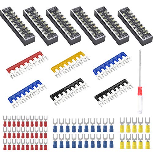 Borniers double rangée 15A en matériaux isolants haute performance pour circuits sécurisés