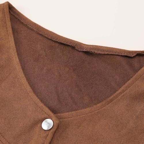 Girls Western Fringe Vest Boho Sleeveless Suede Jacket Hippie Cardigan Party Outfit Summer Festival Top for Kids2