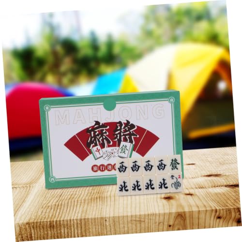 Set Mini Mahjong Portátil Compacto Para Viaje miniatura 7